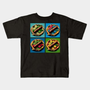 Pop Galette-Saucisse Art - French Cuisine Culinary Kids T-Shirt